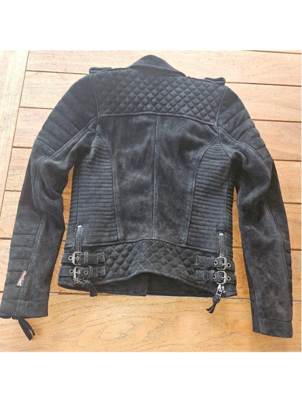 Boda Skin Kay Michaels Suede Jacket Size 2 - Picture 3 of 8